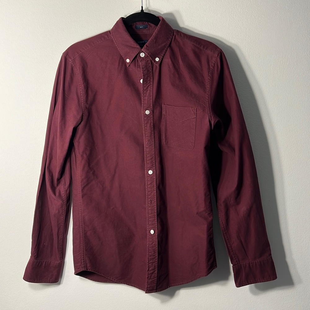 JCrew slim fit Oxford - Cardinal size small